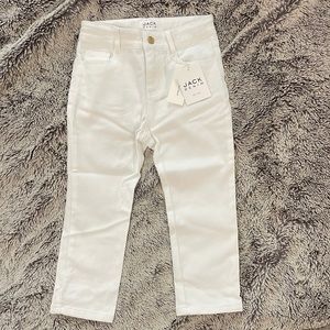 Jack Denim - White Denim Jeans with Adjustable Waist SIZE 6